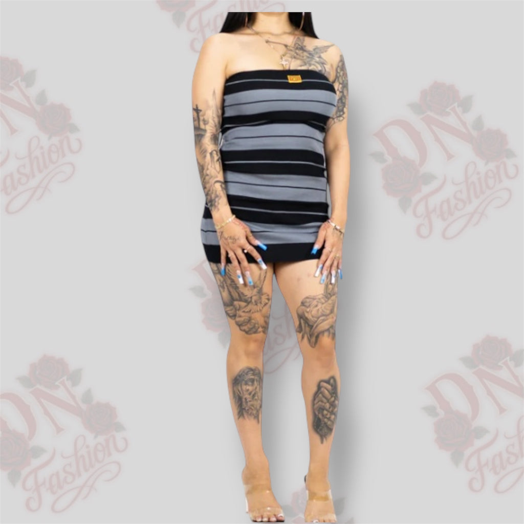FB COUNTY CHARLIE BROWN TUBE DRESS